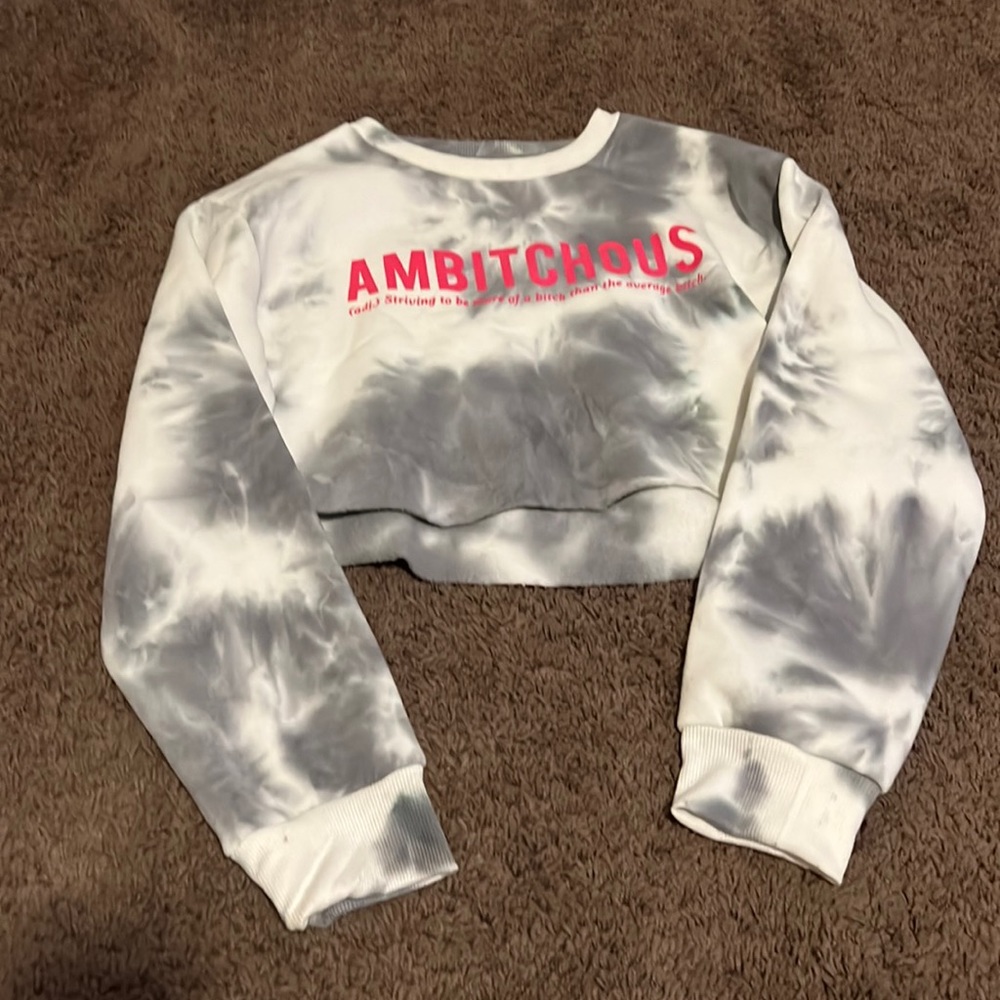 Cropped sweatshirt